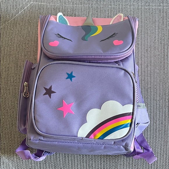 Other - Like 🆕 Pink and Purple Unicorn Kids Backpack 14 x 10 inch